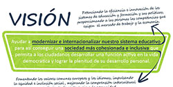 Visión, misión y valores Visión, misión y valores
