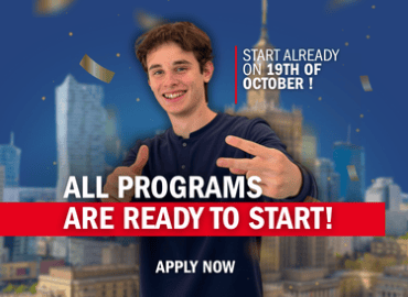 Already in Warsaw with a Visa? Start Your Studies at Vistula University on 19 October 2026!