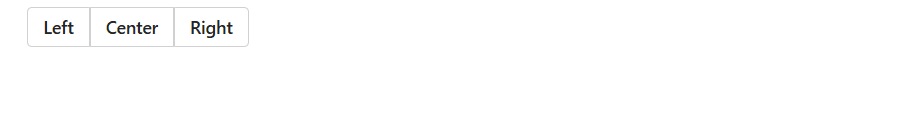 Blazor Button Group Component