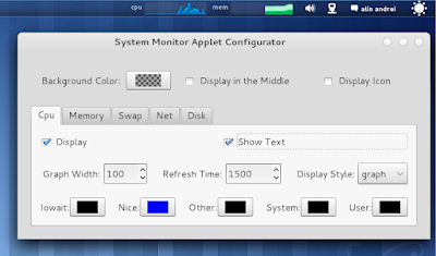GNOME Shell System Monitor extension