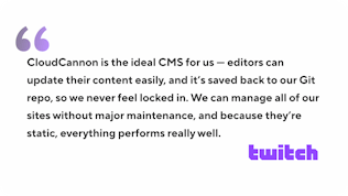 Twitch quote block