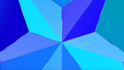 Report card titled ‘How companies are already working smarter with agents’ featuring an abstract blue geometric graphic.