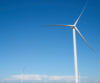 田野中的風力發電機