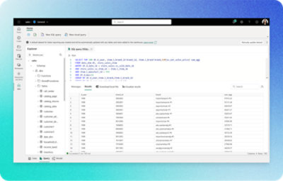 Компютърен екран, показващ SQL заявка