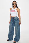 Taking Space Baggy Jeans - Dark Wash.