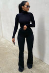 Deep In My Soul Flare Jeans - Black.