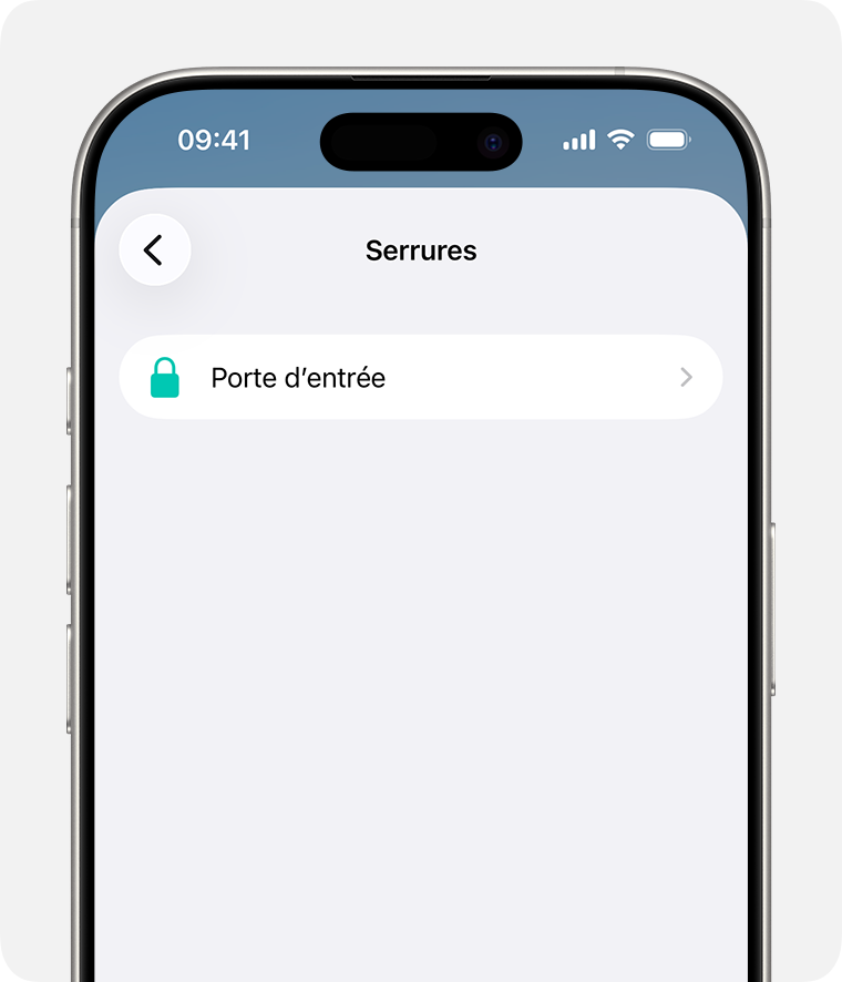 Les notifications des accessoires sont activées pour tous les capteurs de porte.