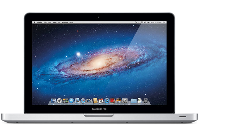 Μπροστινή πλευρά του MacBook Pro (13 ιντσών, τέλη 2011).