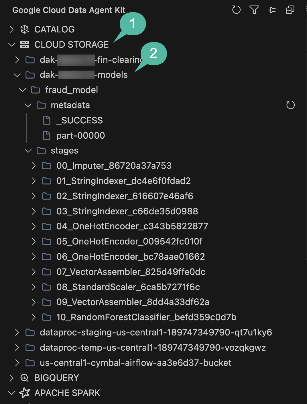 Verify model saved in GCS