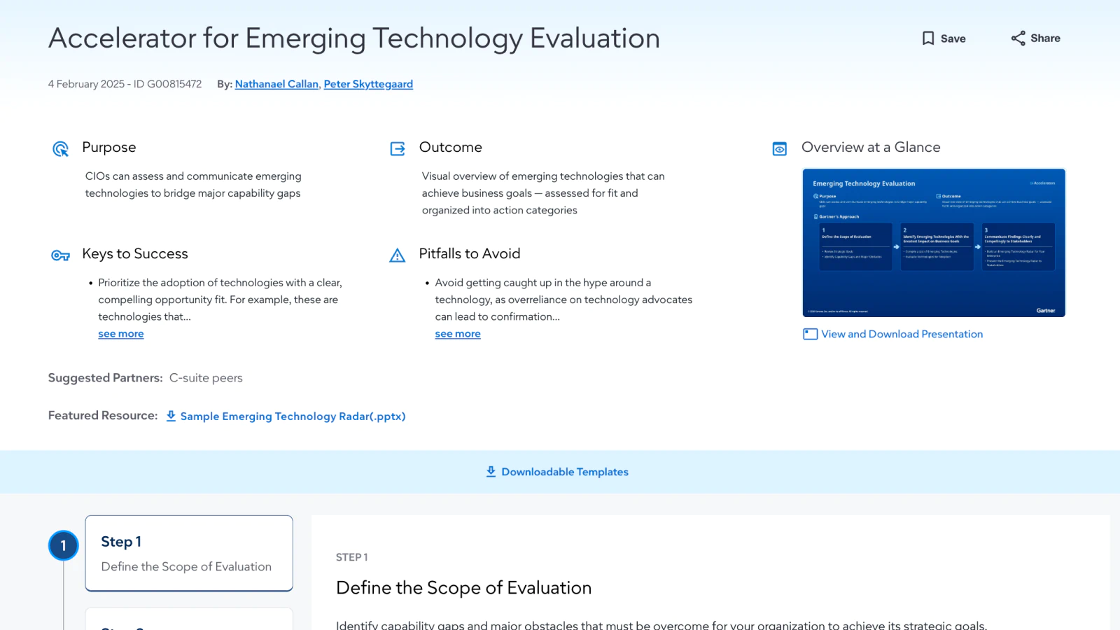 Accelerator for Emerging Technology Evaluation