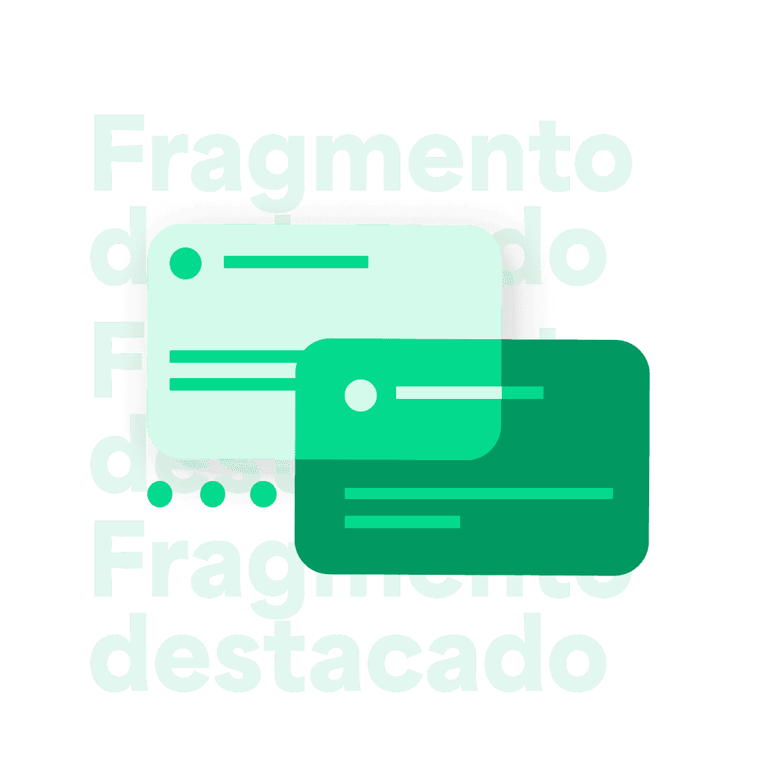 A graphic with the word Highlight repeated vertically with an overlay that represents a highlighted review