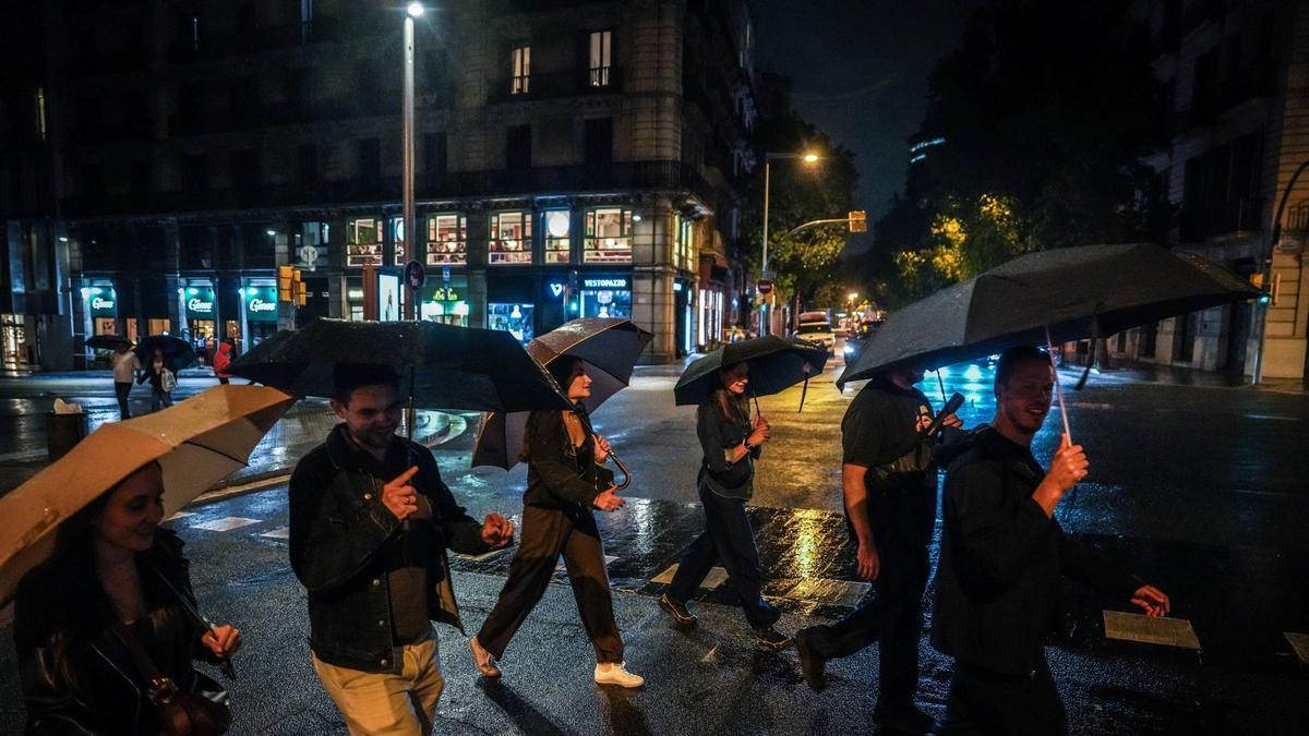 Catalunya emite una primera tanda de avisos por lluvias torrenciales a partir del sábado en una veintena de comarcas del litoral y del interior