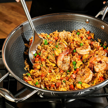 Hybrid-Wok mit Deckel, 30 cm