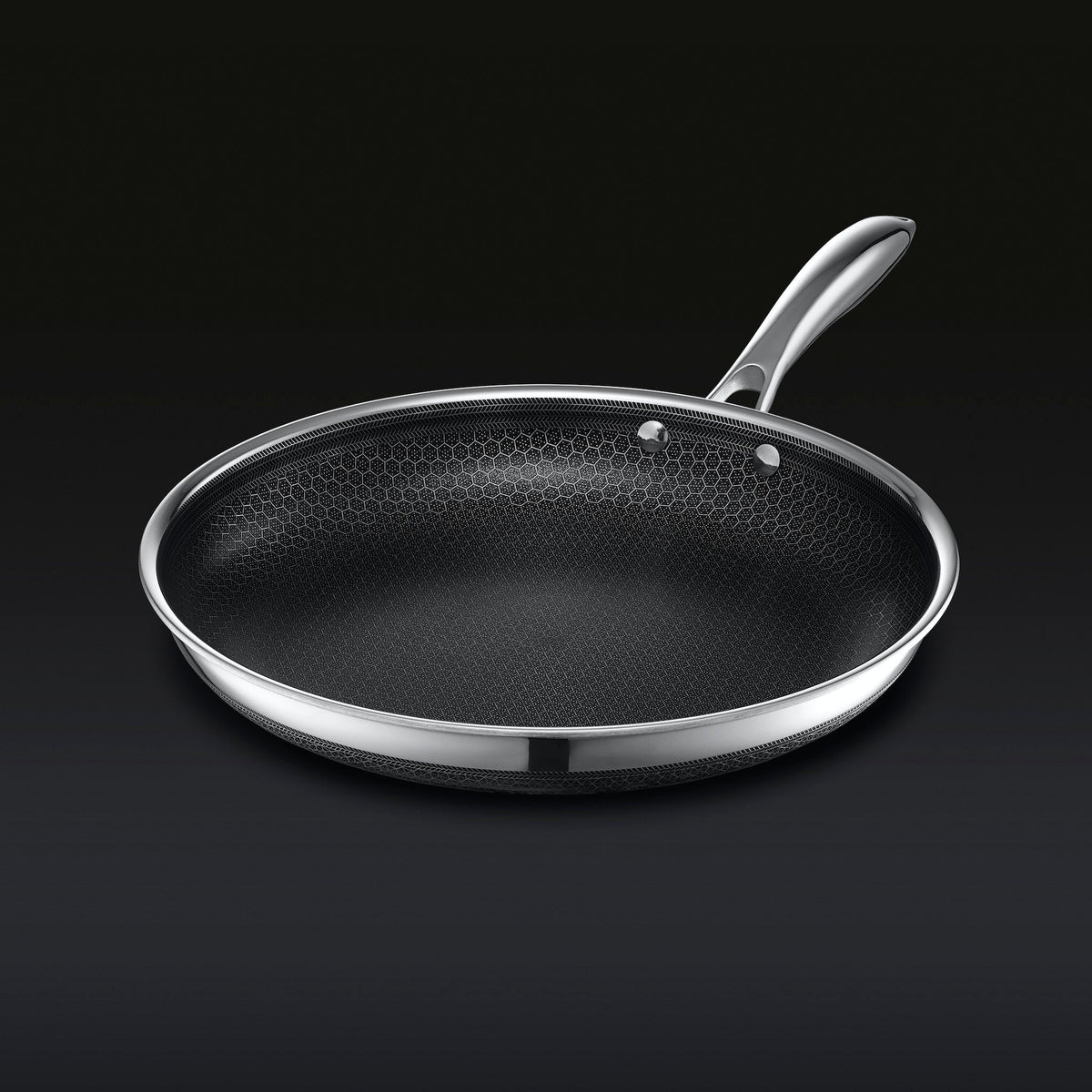 Batteria ibrida HexClad con coperchi, 13 pz