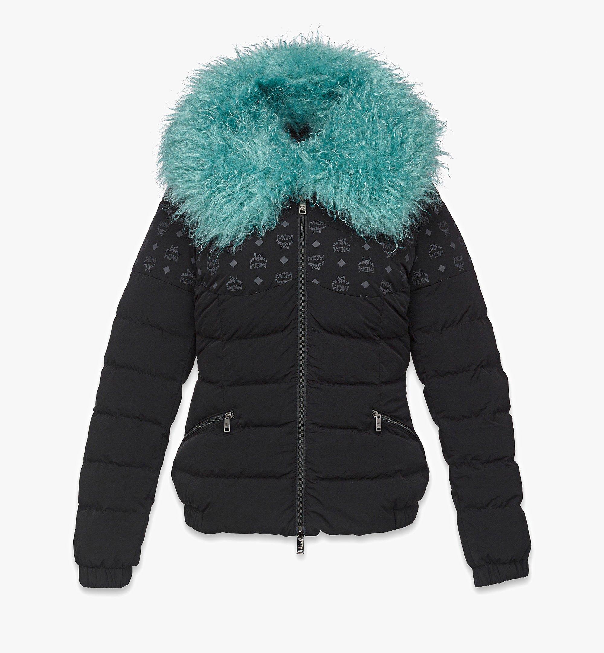 Monogram Print Parka With Vest in Nylon and Faux Fur 1