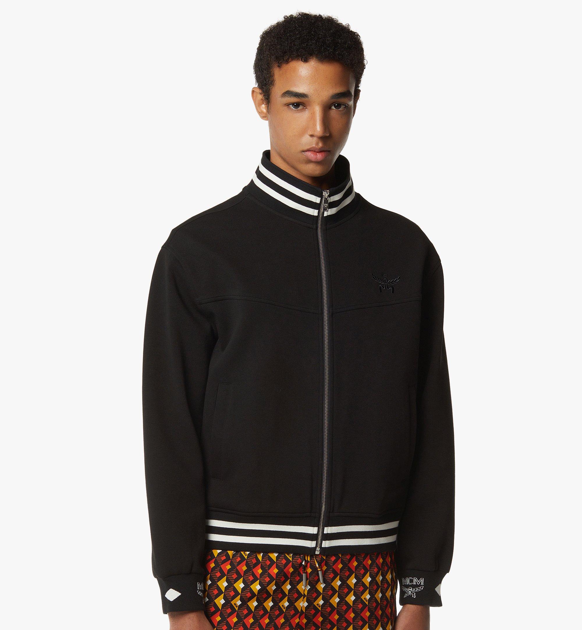 MCM Essential Logo Ponte Track Jacket Black MHJGSBC01BK00L Alternate View 4