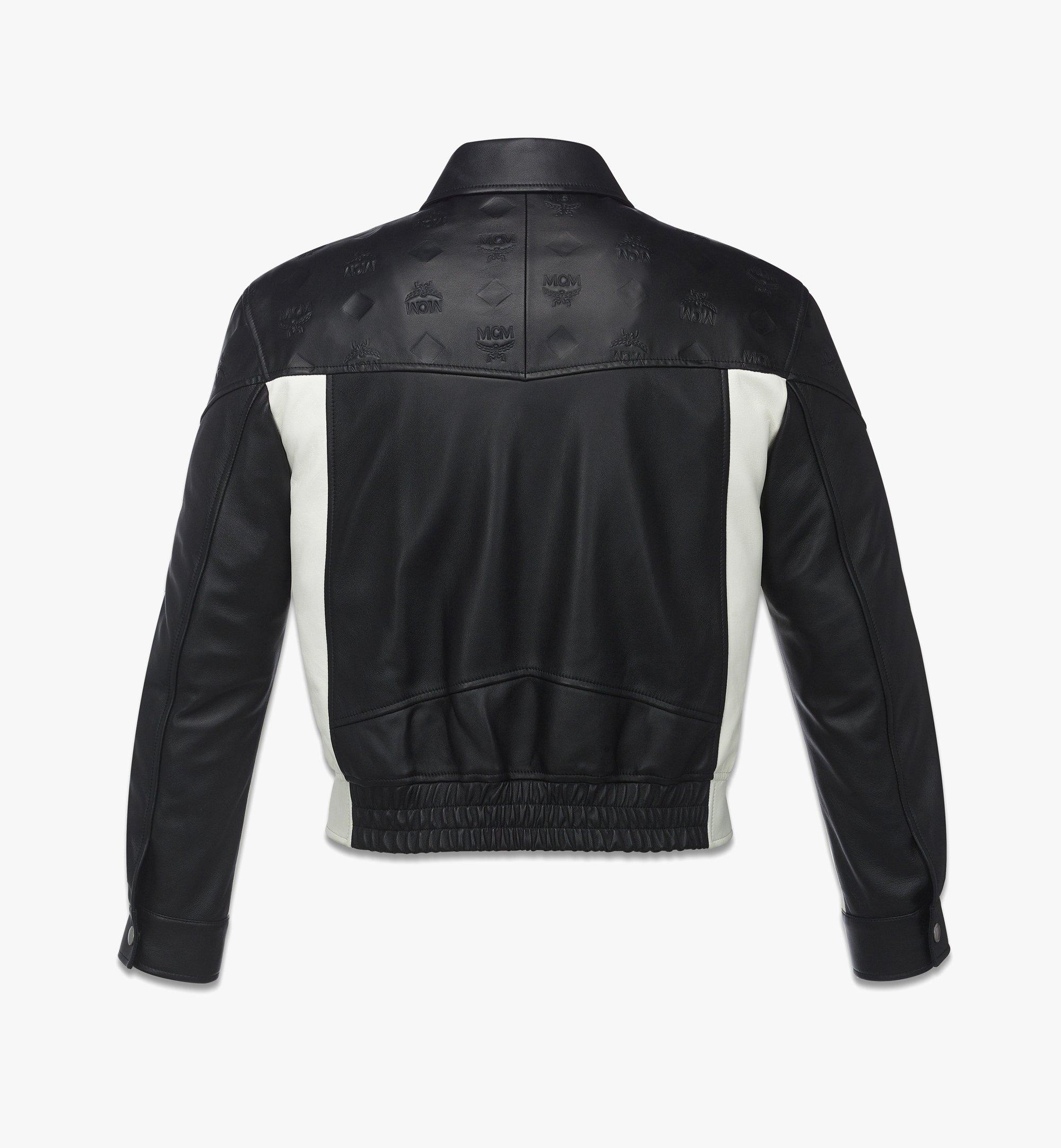 MCM Jacket in Lambskin Black MHJGSMM01BK048 Alternate View 1