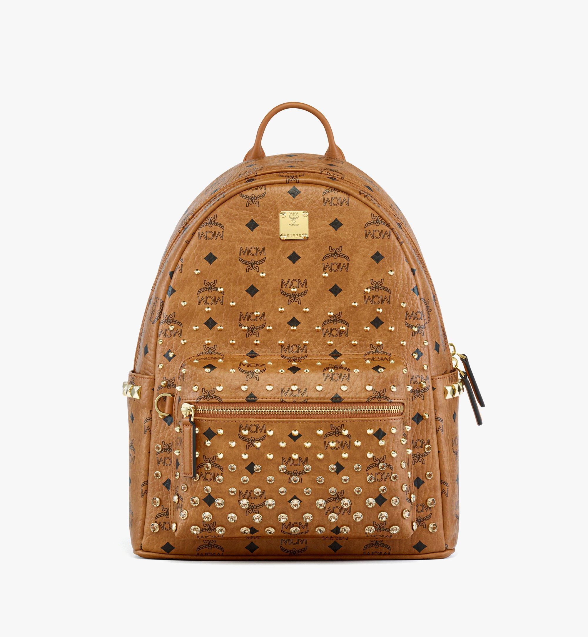 Stark Side Studs Backpack in Gold Crystal Visetos 1