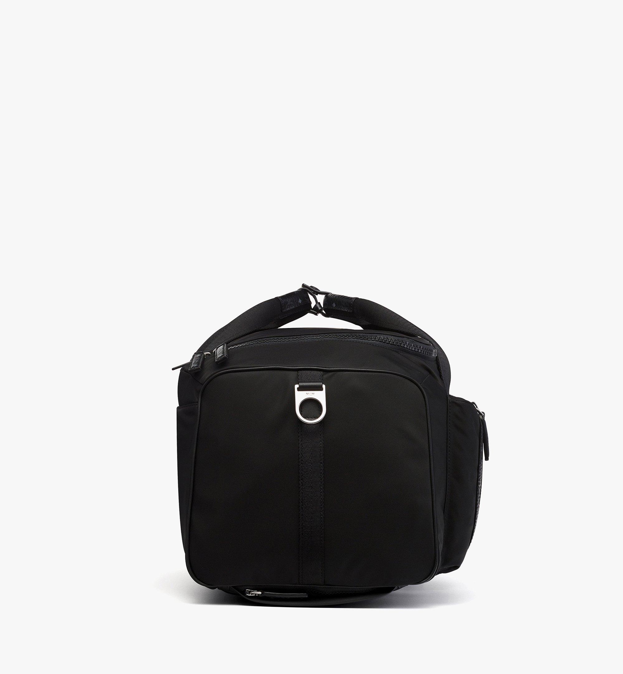 MCM Ottomar Weekender Backpack in Nylon and Leather Black MMVFATT01BK001 Alternate View 1