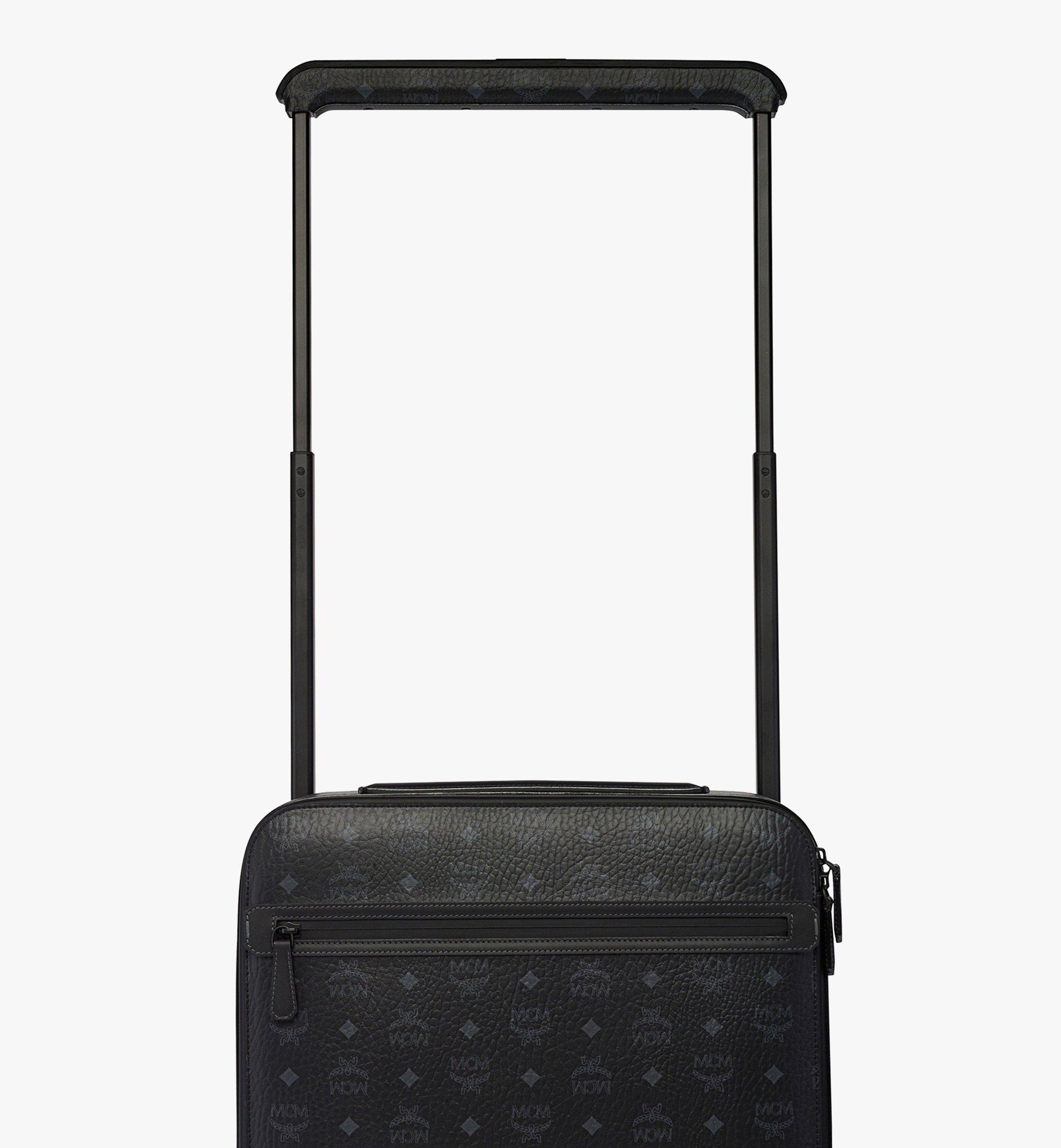 MCM Ottomar Cabin Trolley in Visetos Black MMVGSTT04BK001 Alternate View 5