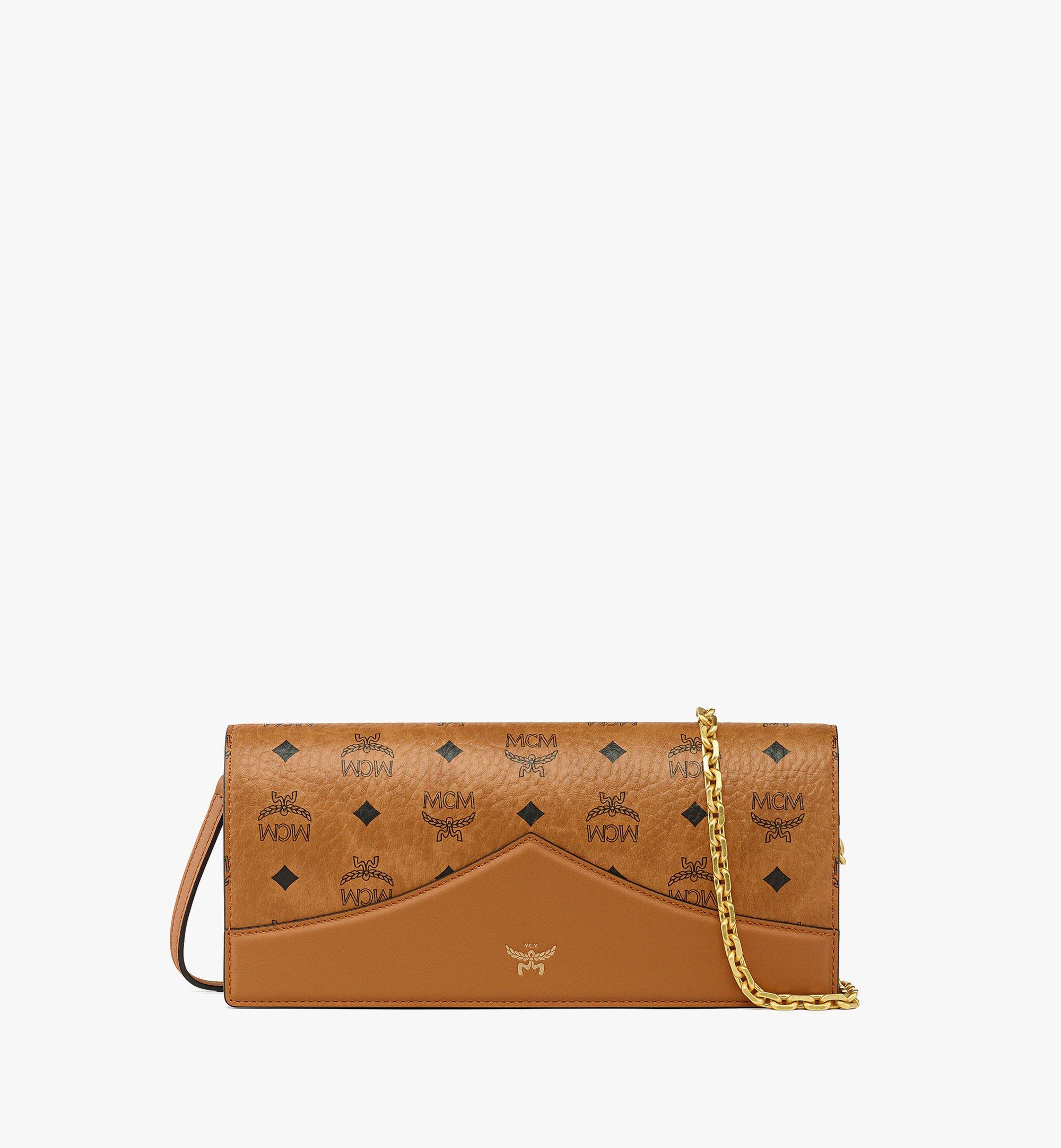 Diamond Clutch in Visetos Leather Mix 1
