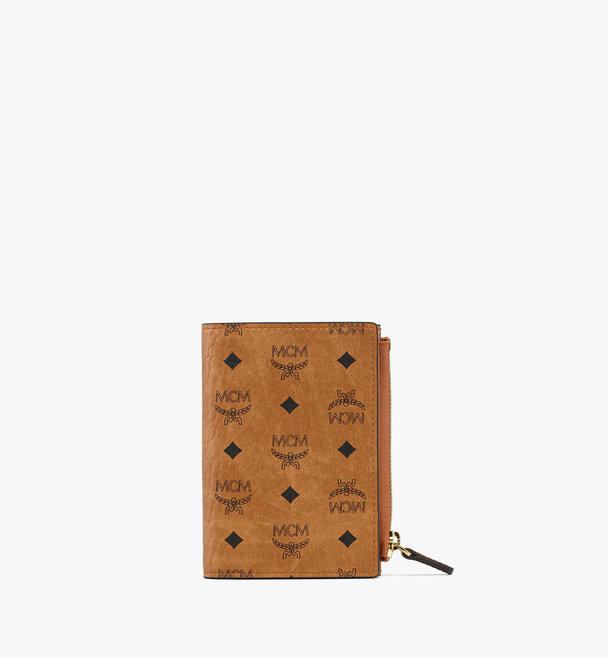 Bifold Zip Card Wallet in Visetos Original