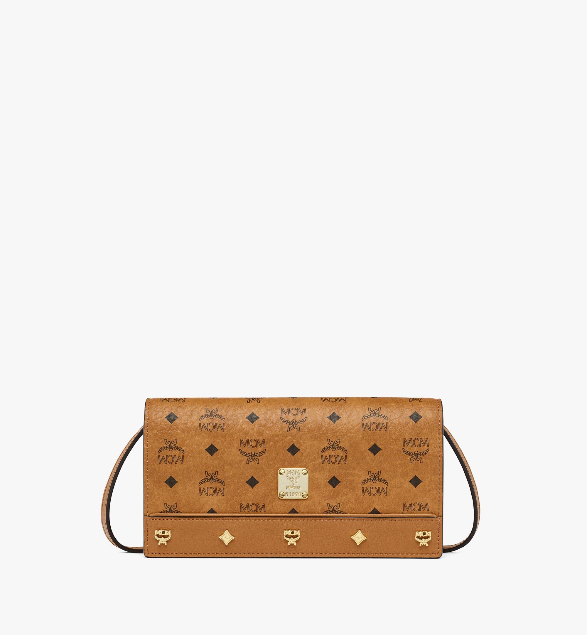 Pina Crossbody Wallet in Studded Visetos
