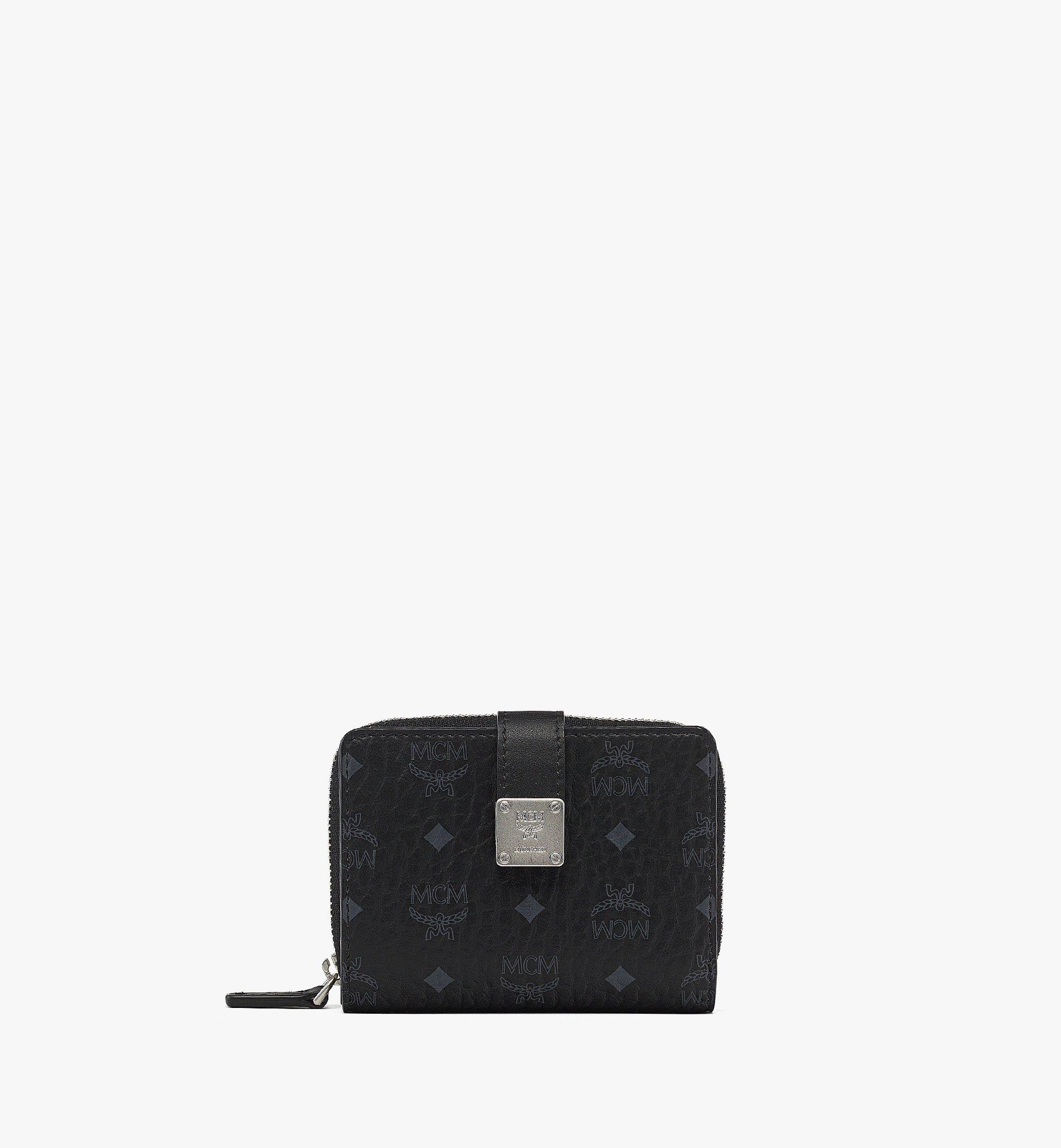Aren Brass Plate Wallet in Visetos 1