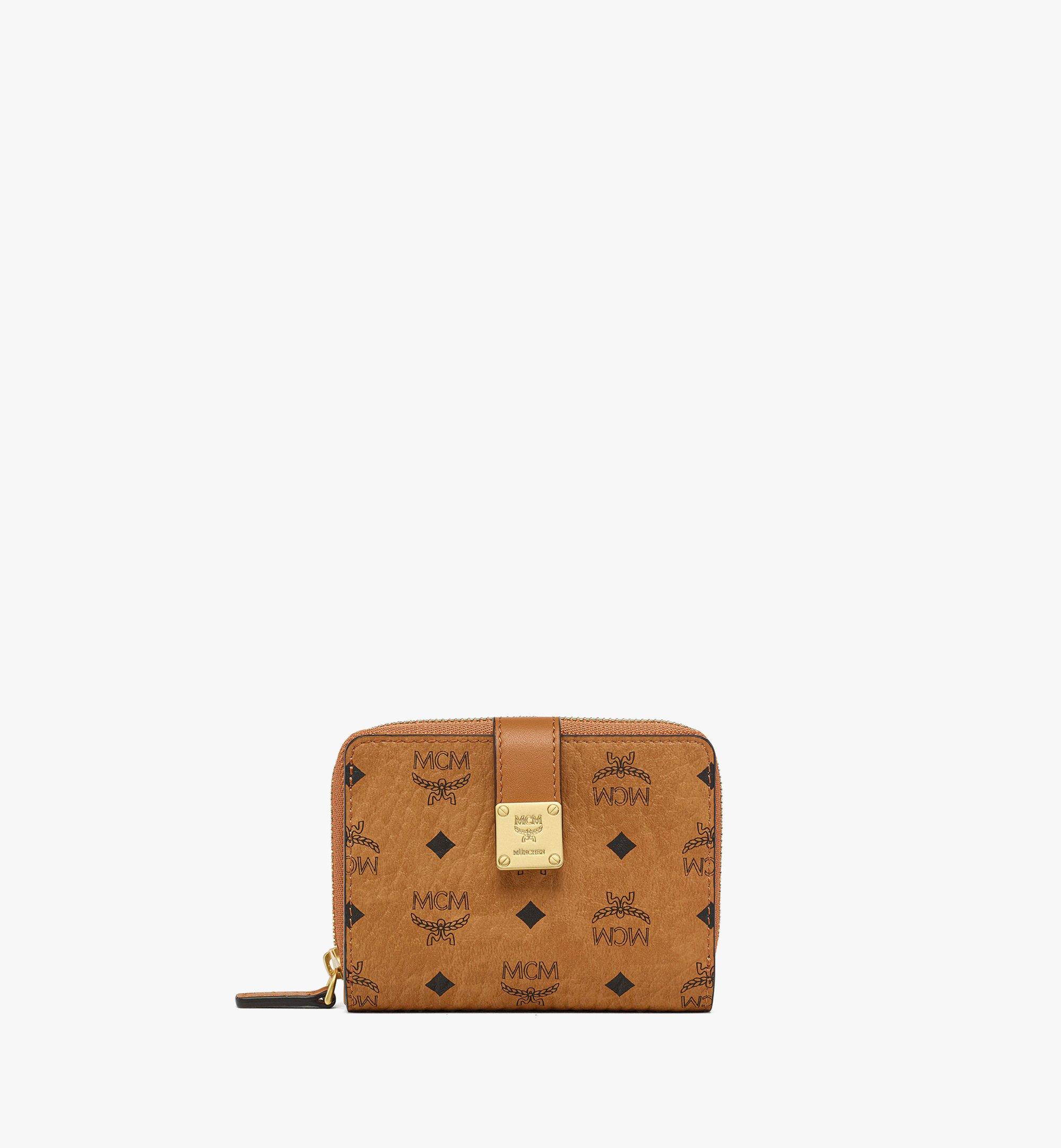 Aren Brass Plate Wallet in Visetos 1