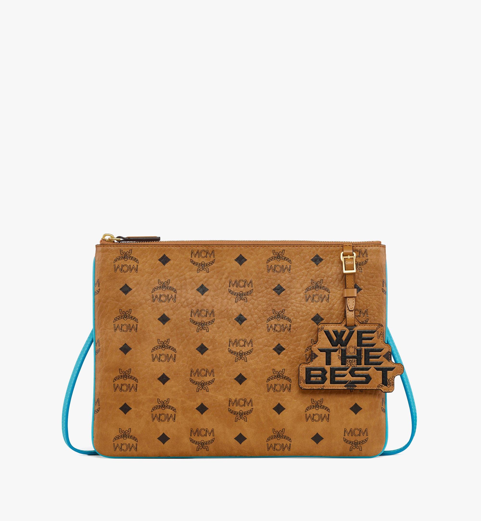 MCM x We The Best Crossbody Pouch in Visetos