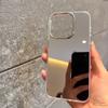 Electroplate Mirror Case for iPhone Huawei Infinix OnePlus OPPO Itel Samsung Realme OPPO Tecno VIVO Xiaomi Hard Acrylic Metal Camera Protection Cover