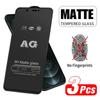 3PCS AG Matte Full Cover 9H Tempered Glass For iPhone 11 Samsung S20 FE A52 A51 Xiaomi Redmi Note 10 Pro Anti-Fingerprint Screen Protector Film
