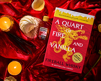 FIREBALL CELEBRATES NEW TORCH'D VANILLA FLAVOR WITH ITS OWN SPICY ROMANTASY BOOK…THAT ALSO STASHES WHISKY