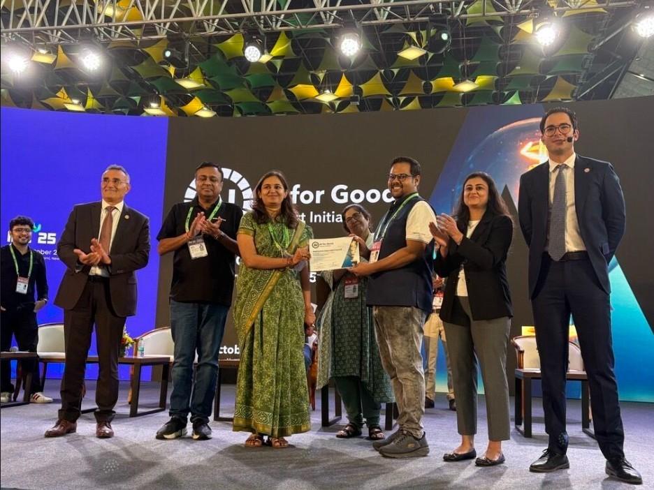 PES University Alumnus Wins AI for Good Innovation Factory India 2025