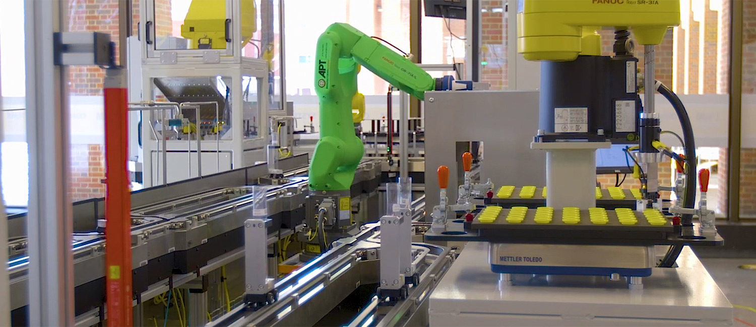 Connected Systems Institute manufacturing test bed equipment