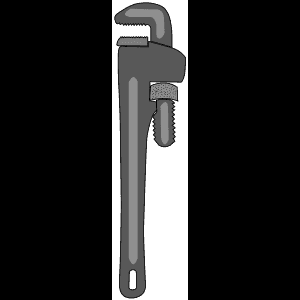 Adjustable Wrench Vector Illustration — Tool Wallpaper