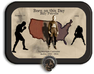 Commemorative plaque for boxer Billy Petrolle born January 10 1905. — Death Wallpaper