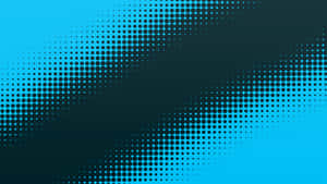 Diagonale Halbtonwelle, die von hellem Blau zu dunklem Schwarz übergeht wallpaper