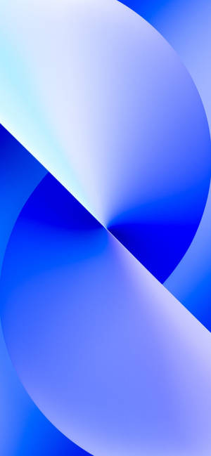 Abstract blue gradient with flowing curves and soft lighting — iPhone 13 Pro Max Wallpaper