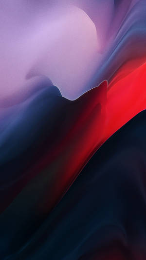 Arte digitale astratta dinamica con gradienti fluidi di viola, blu e rosso. — OnePlus Sfondi