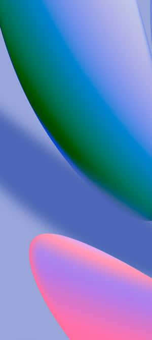 Abstracte digitale kunst met vloeiende kleurgradiënten in blauw, groen en roze. — Pixel 9a Achtergronden