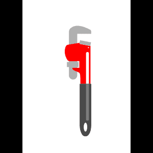 Redand Gray Adjustable Wrench — Tool Wallpaper