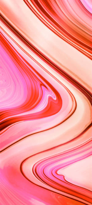 Dynamic swirls of pink and red in a fluid abstract design. — Redmi Wallpaper