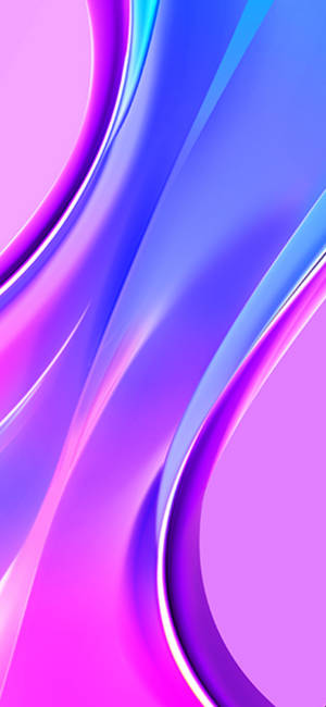 Dynamic abstract digital art with flowing purple and blue ribbons and glossy highlights. — Redmi Wallpaper