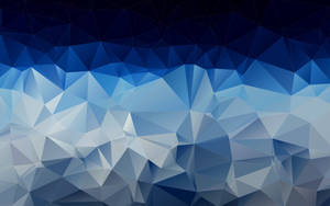 Patrón abstracto poligonal azul con degradado de azul oscuro a claro. — Simple Fondos de pantalla