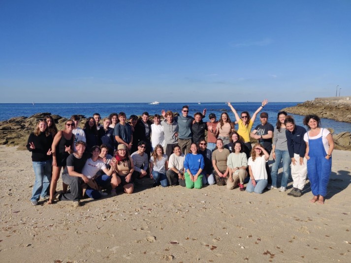 Cette année, une trentaine d'étudiants en sciences de la vie et de la terre ont participé au stage de terrain à Hoedic