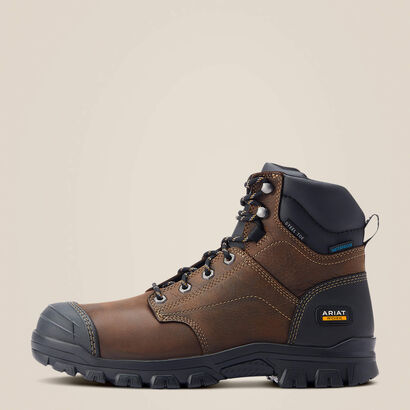 Treadfast 6" Waterproof Steel Toe Work Boot Side