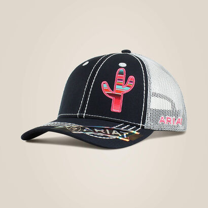 Serape Cactus Trucker Cap Front