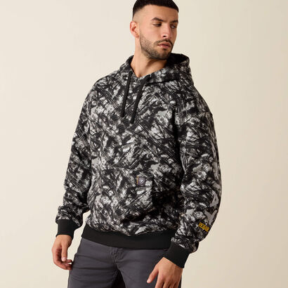 Rebar Workman Graphic Hoodie Front