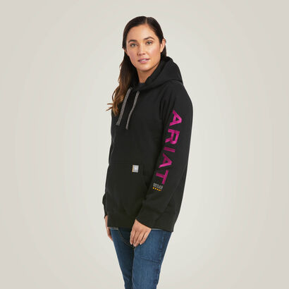 Rebar Workman Graphic Hoodie Front